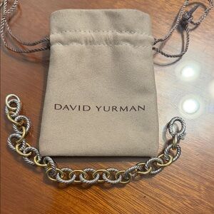 David Yurman Two-Tone Cable Bracelet